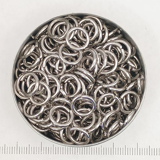Zacht RVS, 1,5x7,0 mm, 1000 ringen