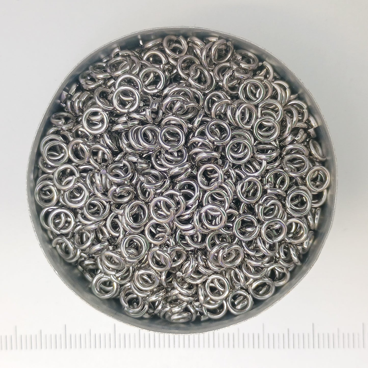 Zacht RVS, 1,0x3,0 mm, 1000 ringen