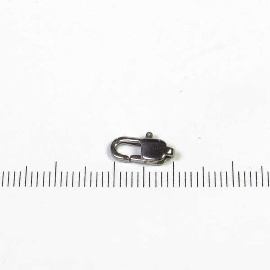 RVS karabijnhaak, 11 mm ovaal