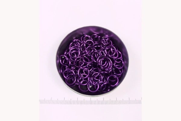 Glanzend violet aluminium 1,2x6,6 mm
