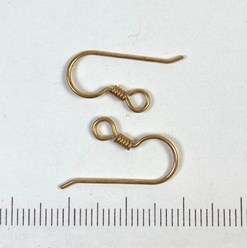 Bronzen oorbelhaakjes, 1 paar