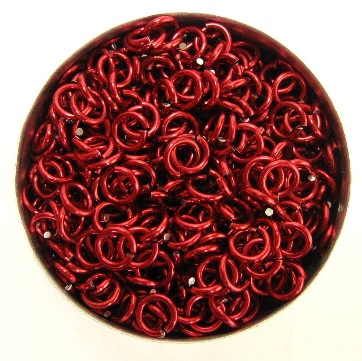 Glanzend rood aluminium, 1,2x4,1 mm