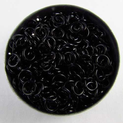 Glanzend zwart aluminium, 1,2x4,1 mm