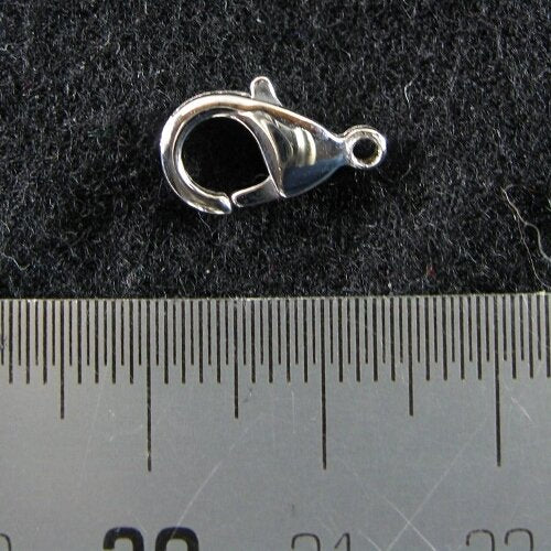 RVS karabijnhaak, 13 mm