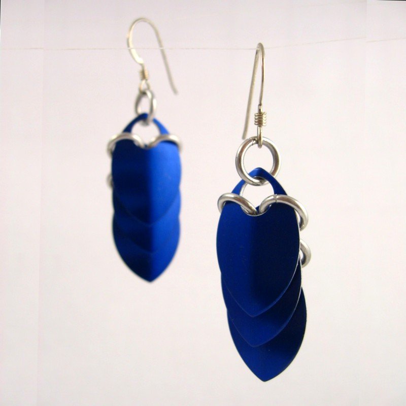 Hobbykit - Schubben oorbellen (2 paar)