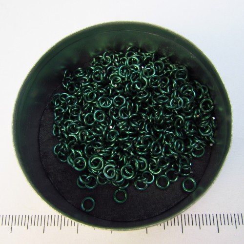 Glanzend zeegroen aluminium, 0,8x2,4 mm
