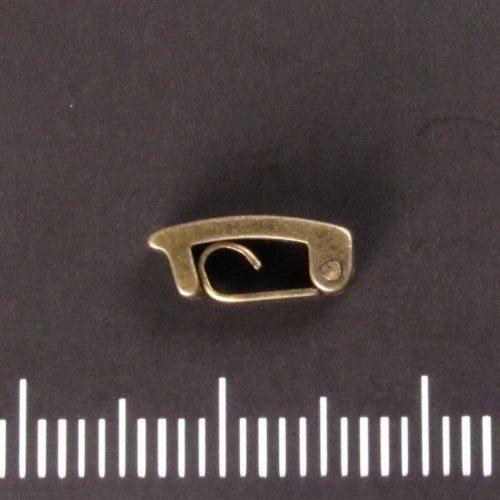 Vouwsluiting antiek goudkleur 10 mm