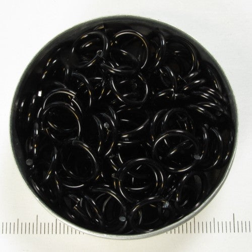 Glanzend zwart aluminium, 1,6x8,2 mm