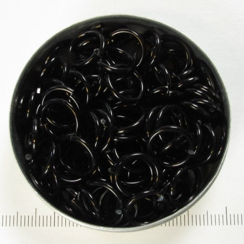 Glanzend zwart aluminium, 1,6x8,2 mm