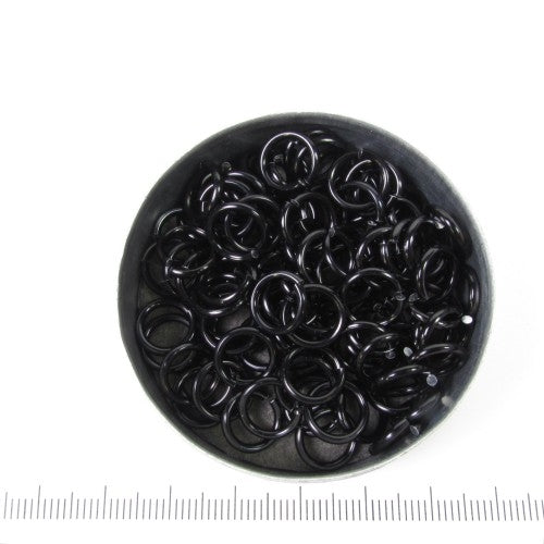 Glanzend zwart aluminium, 1,6x6,6 mm