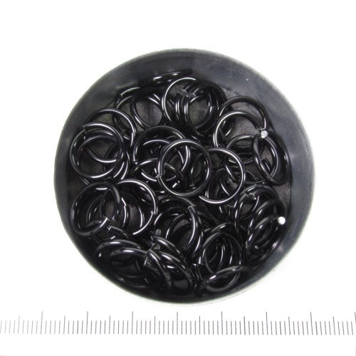 Glanzend zwart aluminium, 1,6x10,0 mm