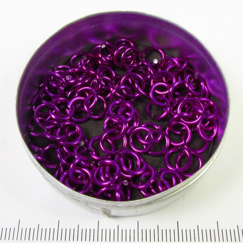 Glanzend violet aluminium, 1,2x5,0 mm