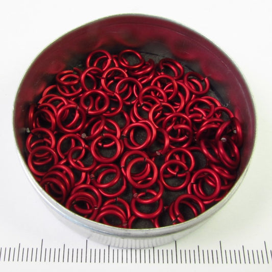 Mat rood aluminium, 1,2x5,0 mm