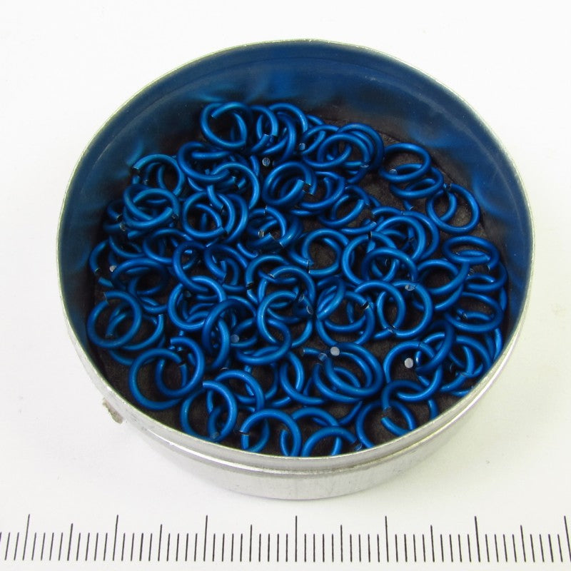 Mat diepblauw aluminium, 1,2x5,0 mm