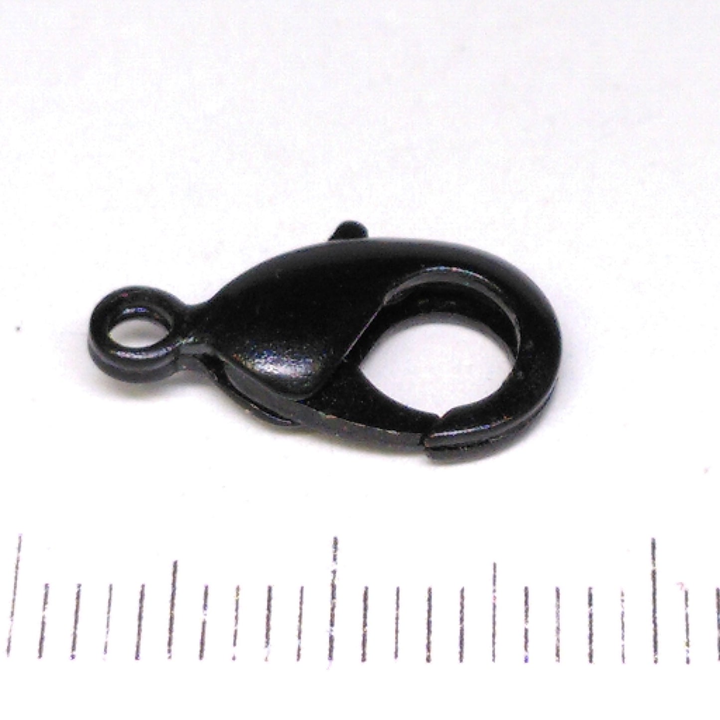 RVS karabijnhaken, 15 mm