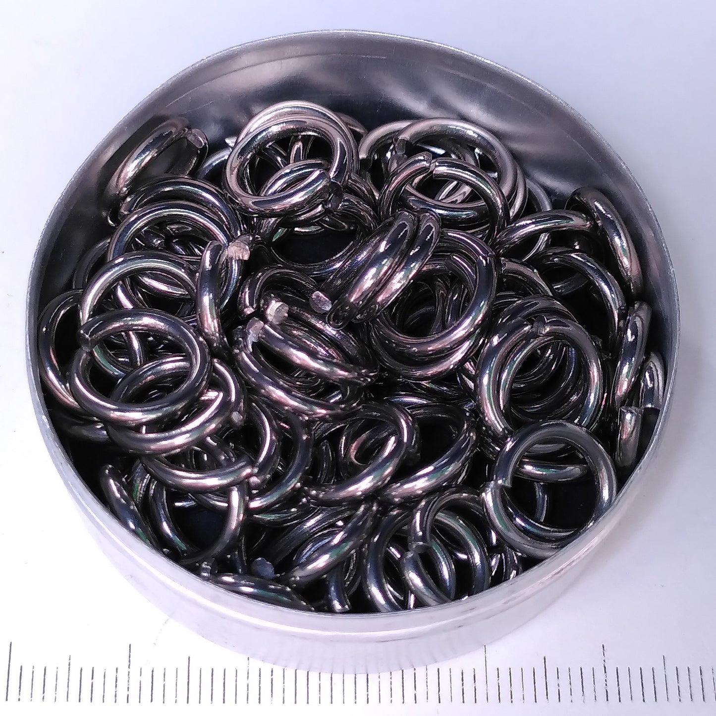 Zacht RVS ringen, 2,0x8,0 mm, 500 ringen