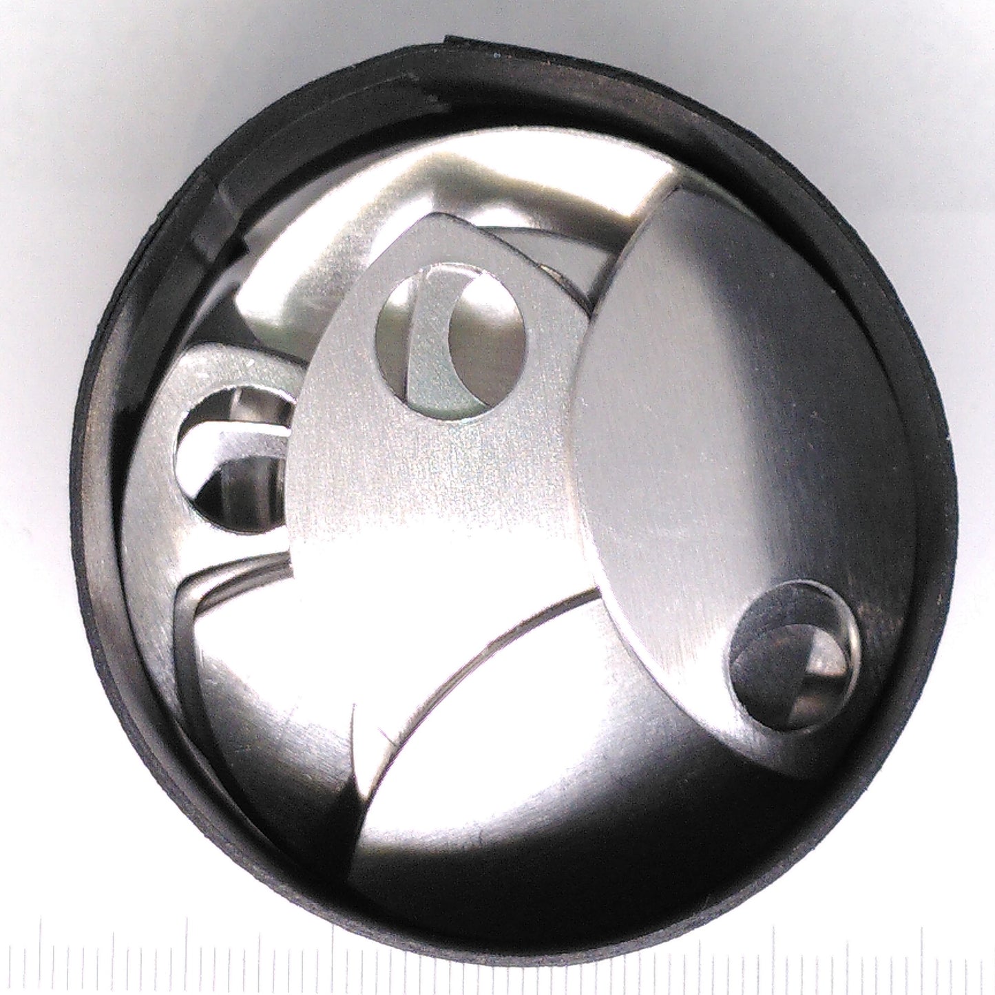 Grote aluminium schubben, 100 st.