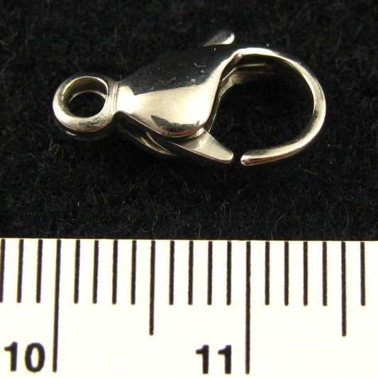 Blank titanium karabijnhaak, 15 mm