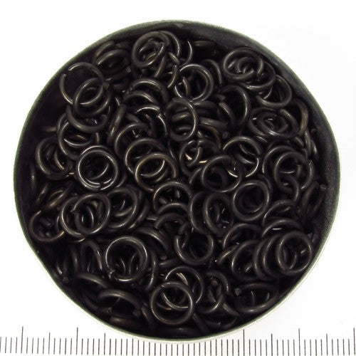 Zwart RVS, 1,2x5,0 mm